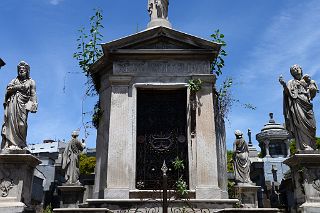 33 Mausoleum of Jose Ant-Castano Close Up Recoleta Cemetery Buenos Aires.jpg